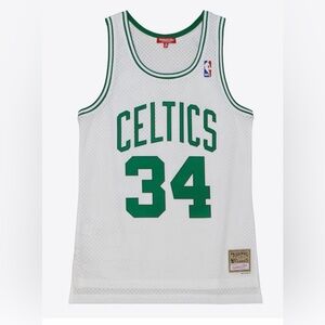 New Mitchell & Ness Hardwood Classics Celtics #34 Paul Pierce Jersey Women Small